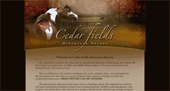 Desktop Screenshot of cedarfieldsminis.com